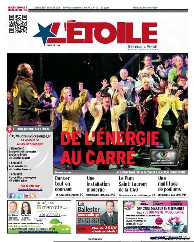 Première page L'Étoile